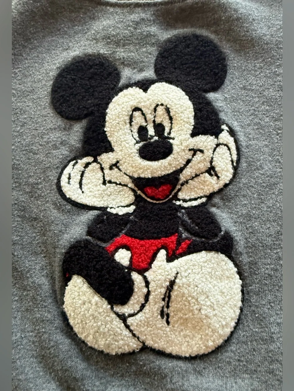 Disney Mickey Mouse Sweatshirt 3T Gray Pullover Toddler